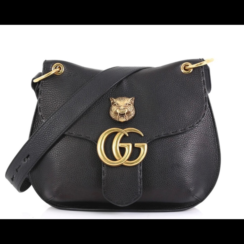Gucci Marmont Animaliar leather Shoulder Bag